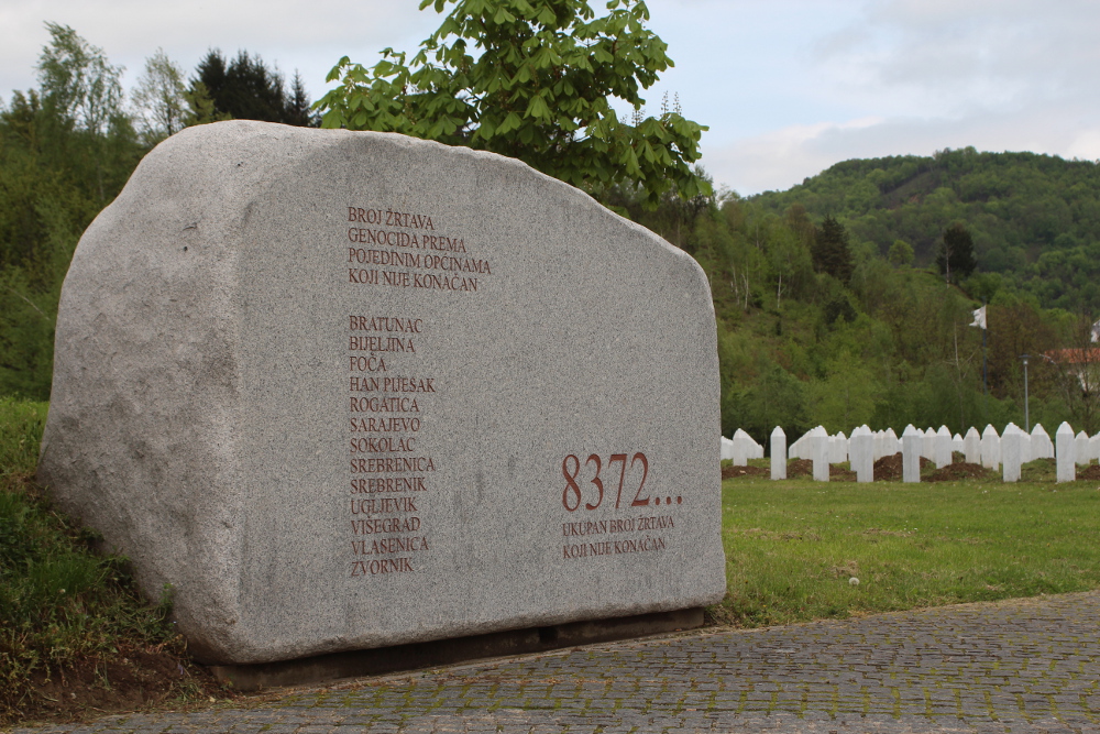 The word Srebrenica