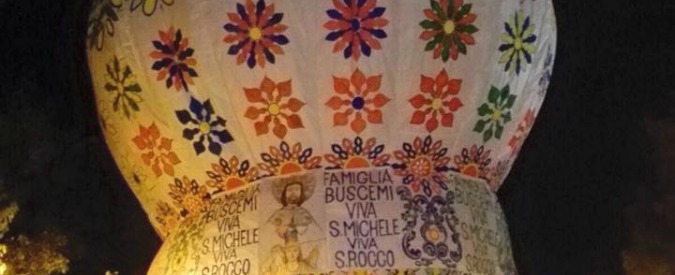 Dedica al boss sulla mongolfiera, per il sindaco è un complotto: “Chi ha diffuso la foto si scusi. Valenzano non è mafiosa”