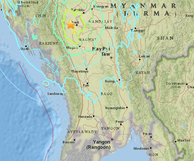 Un forte terremoto ha distrutto più di 200 antichi templi in Myanmar