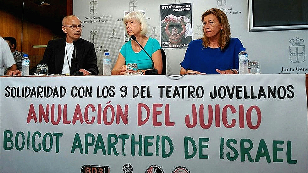 Arranca una campaña de apoyo a los encausados por el boicot a Israel en el teatro Jovellanos