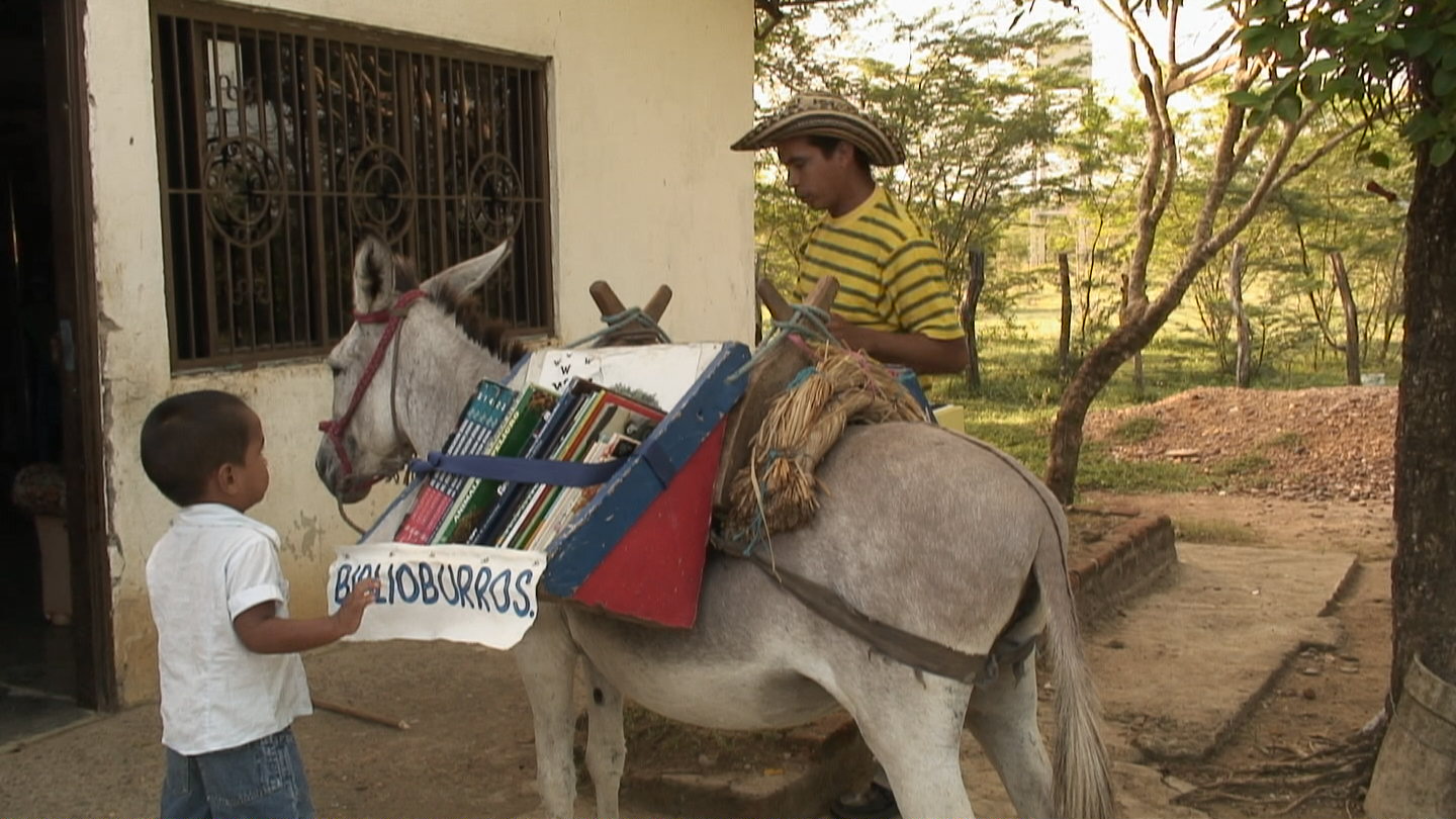 There’s a Teacher Roaming Rural Colombia Atop Two Donkeys, Bringing a Mobile Library to Children