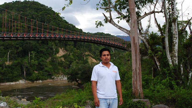 Shuar tribe face government in Amazon mining protests