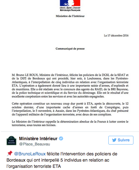 Des militants de la paix accusés de terrorisme par le ministère de l’Intérieur