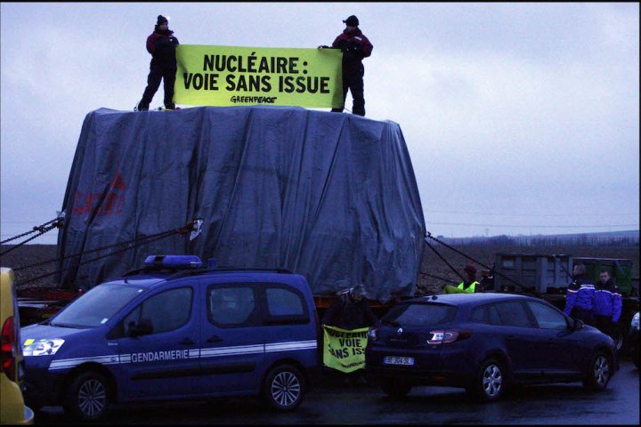 La DGSI a saisi le matériel informatique d’un militant antinucléaire de Greenpeace