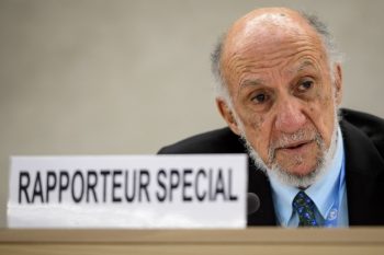Pour Richard Falk, « L’Histoire est du côté des Palestiniens »