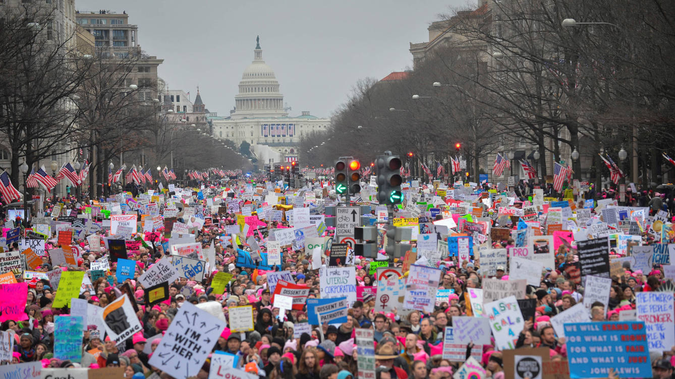 La Marcha de las Mujeres contra Trump bate récords y confirma una América dividida