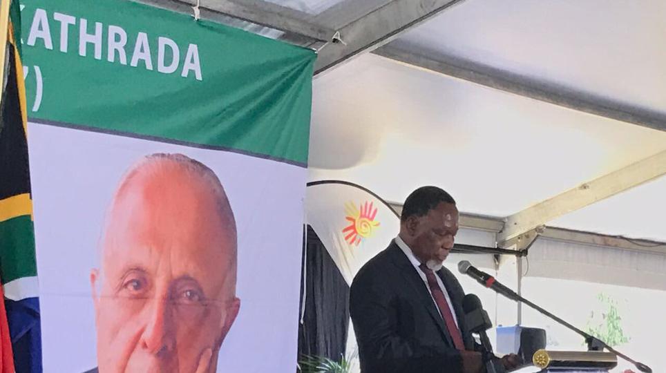Zuma’s leadership attacked at funeral of anti-apartheid icon