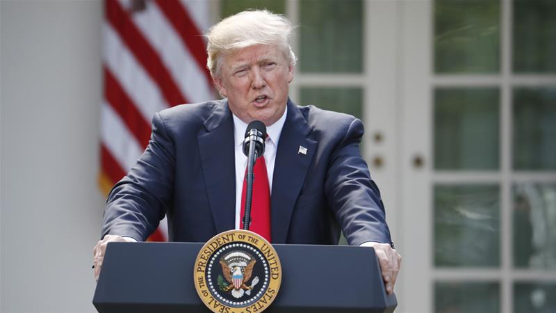 Donald Trump withdraws US from Paris climate accord