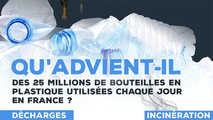 La face cachée des bouteilles en plastique en une infographie simple