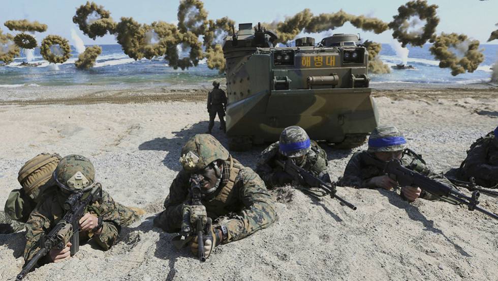 Corea del Sur y EE UU inician ejercicios militares pese al rechazo de China y Rusia