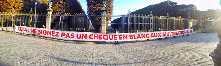 Accord de libre-échange Ceta : les opposants demandent un référendum