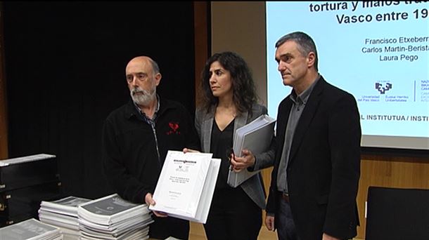 El Gobierno Vasco constata que hubo 4.113 casos de tortura entre 1960 y 2014