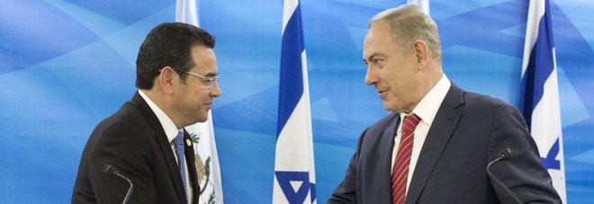 Il Guatemala segue gli Usa: sposterà l’ambasciata da Tel Aviv a Gerusalemme