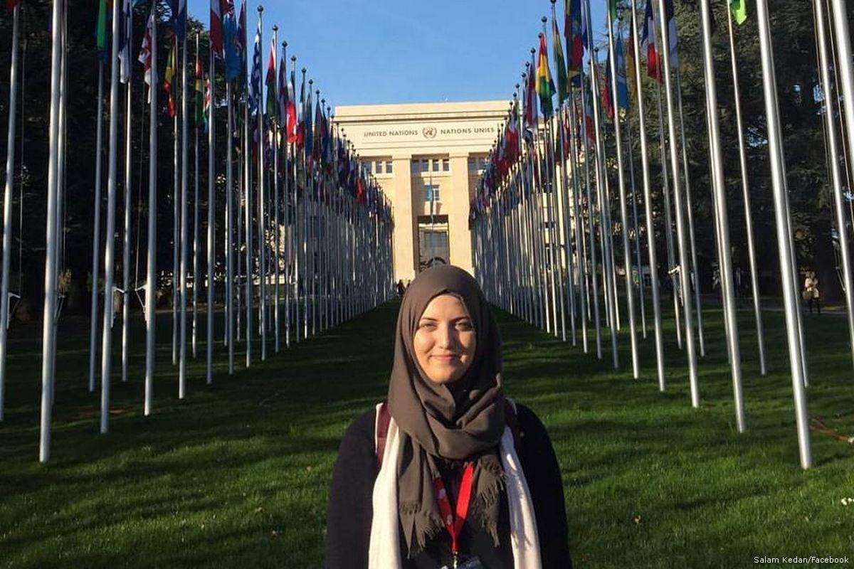 Salam Kedan, activista pacifista: “No tenía ni idea de que yo era palestina”