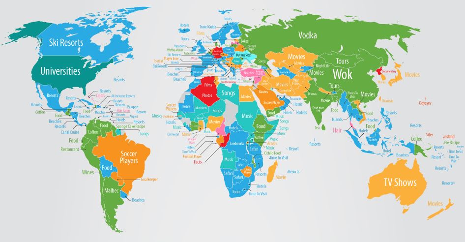 People’s perception of every country in the world [INFOGRAPHIC]