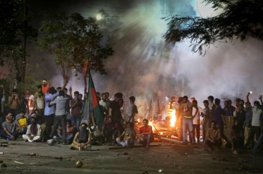 Bangladesh: une centaine de blessés dans une grande manifestation étudiante
