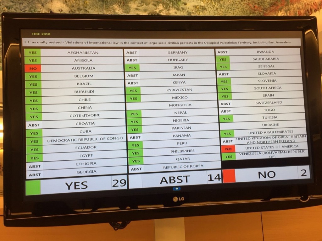 Consiglio Diritti Umani: subito inchiesta su strage a Gaza