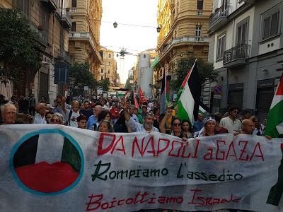 Napoli accoglie la Freedom Flotilla diretta a Gaza