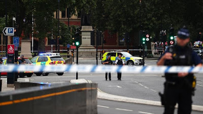 Car crash outside UK’s parliament treated as terrorist attack