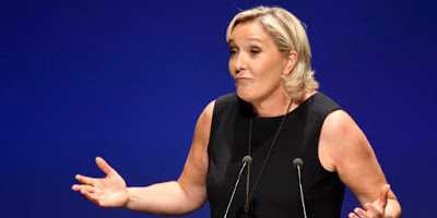 Marine Le Pen et sa ligne anti-Macron et anti-immigration sans surprise pour les européennes