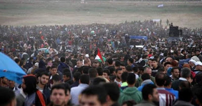 Une femme tuée et 25 palestiniens blessés par des tirs israéliens à l’est de la bande de Gaza