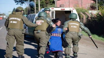 Desalojan por la fuerza a mapuches en La Araucanía, Chile