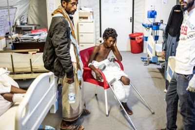 Yemen sud-occidentale, le persone sono intrappolate dalle mine