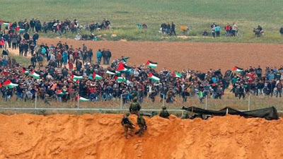 Dos palestinos muertos tras represión israelí en Gaza