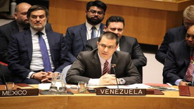 Canciller Arreaza: Venezuela sufre una agresión internacional