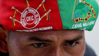 Indígenas y campesinos de Colombia exigen a las autoridades protección de sus derechos