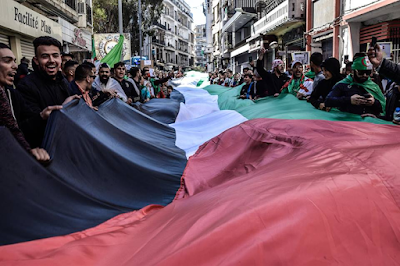 La Palestine présente dans les manifestations en Algérie !