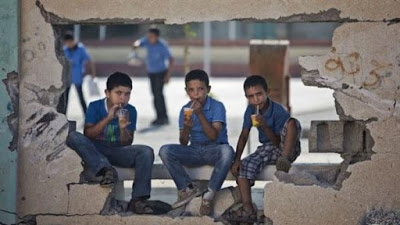 Último ataque israelí destruye 13 escuelas palestinas en Gaza