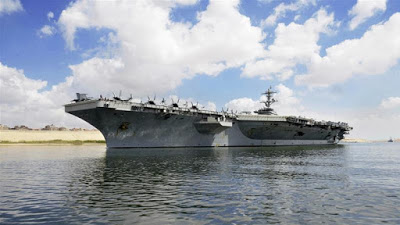 US air carrier in the Gulf a target not a threat: Iran commander