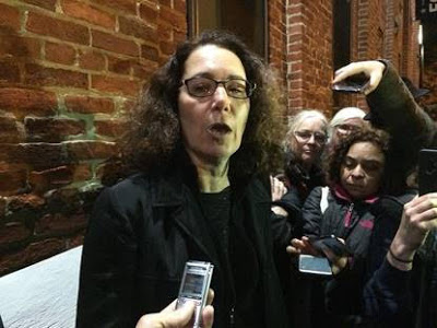 Unbelievable!! Police, set to raid the Venezuelan embassy, are faced down. And food for the occupiers gets in.