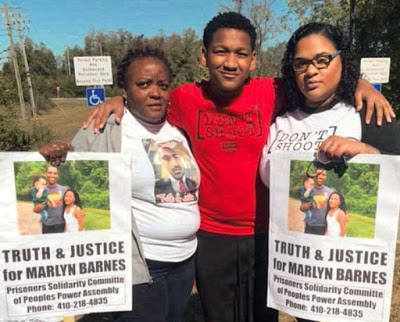 Protest demands justice for Marlyn Barnes