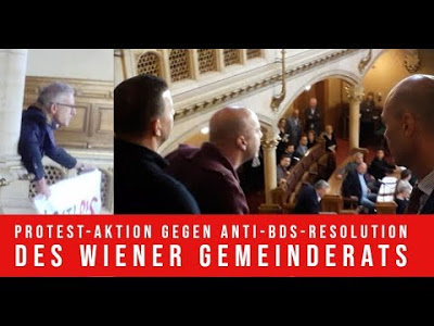 Protesters disrupt Vienna city council over BDS censorship