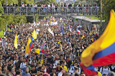 Colombia es un volcán social en ebullición
