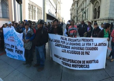 Indígenas guatemaltecos piden al Estado el cumplimiento de acuerdos