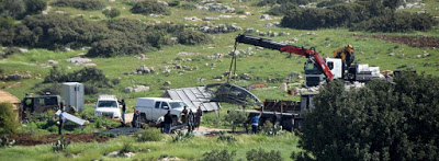 During the Coronavirus crisis, Israel confiscates tents designated for clinic in the Northern West Bank